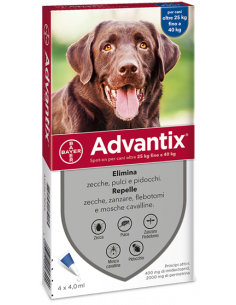 ADVANTIX SPOT ON*4PIP 25-40KG