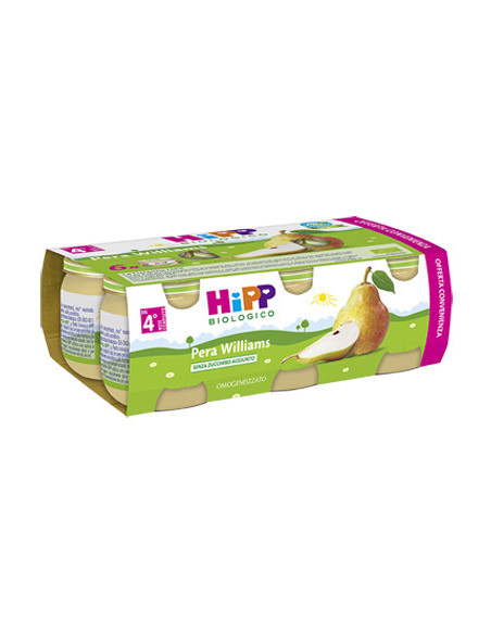 HIPP OMOGENIZZATO PERA WILLIAMS 6VASETTIX80G - Clubfarma