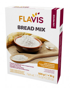 MEVALIA FLAVIS BREAD MIX PREPARATO APROTEICO 500 G - Clubfarma