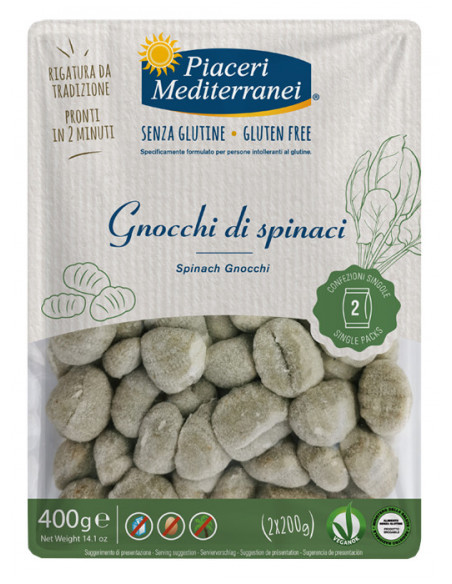 PIACERI MEDIT GNOC SPINACI400G