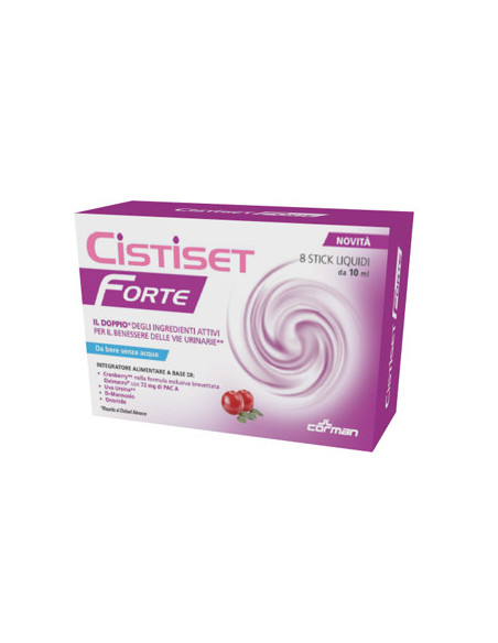 CORMAN SPA CISTISET FORTE 8STICK DA 10ML - Clubfarma