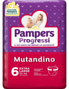 PAMPERS PROGRESSI MUT XL 15PZ