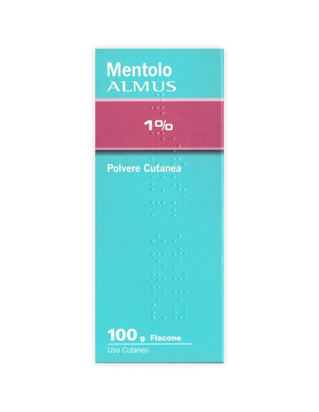 Talco mentolato*1% 100g