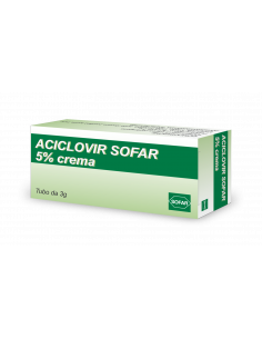 Aciclovir sofar*crema 5% 3g