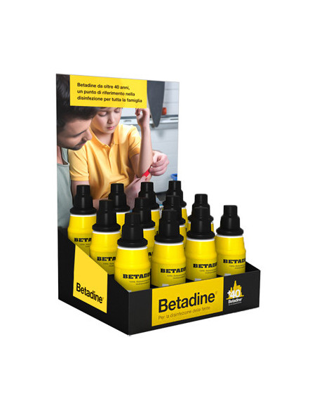 Betadine espo sol cutanea 12pz