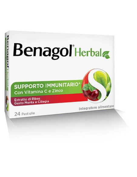 Benagol herbal menta cil24past