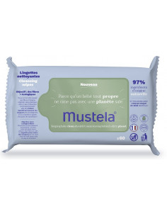 Mustela salviette detergent60p