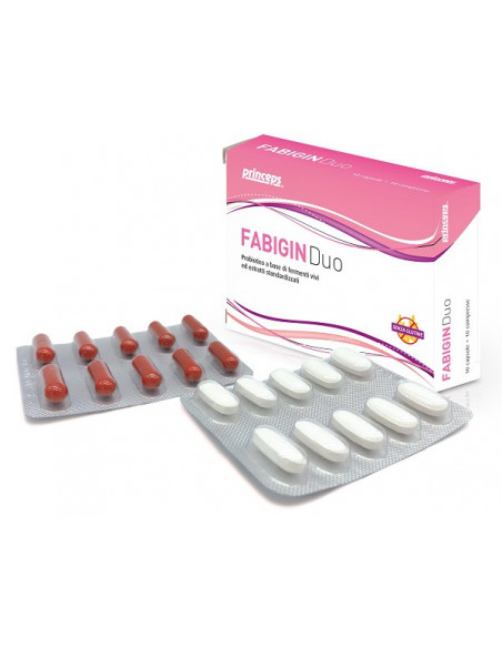 Fabigin duo 10 capsule 10 compresse