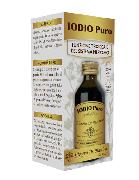 Iodio puro analcolico 100ml