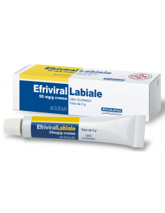 Efrivirallabiale crema 3g 5%