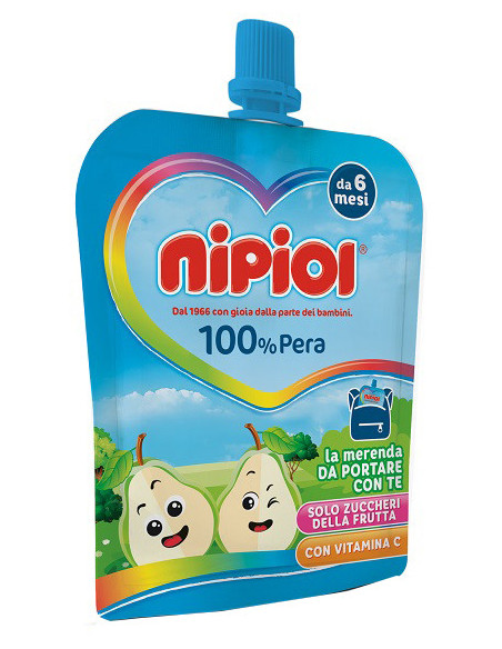 Nipiol purea pouch pera 85g