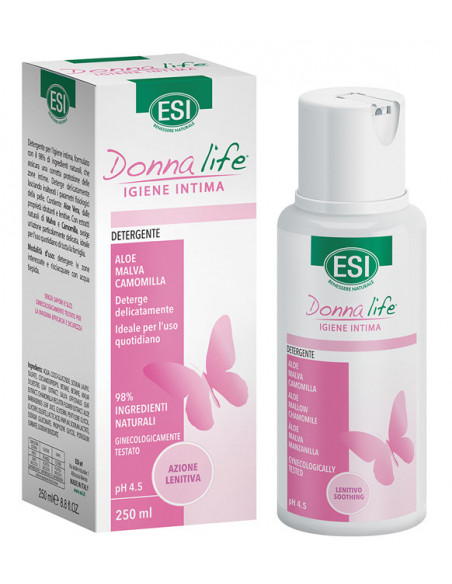 Esi Donna Life detergente intimo pH 4.5 per uso quotidiano 250ml