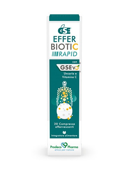 Gse efferbiotic rapid 20 compresse