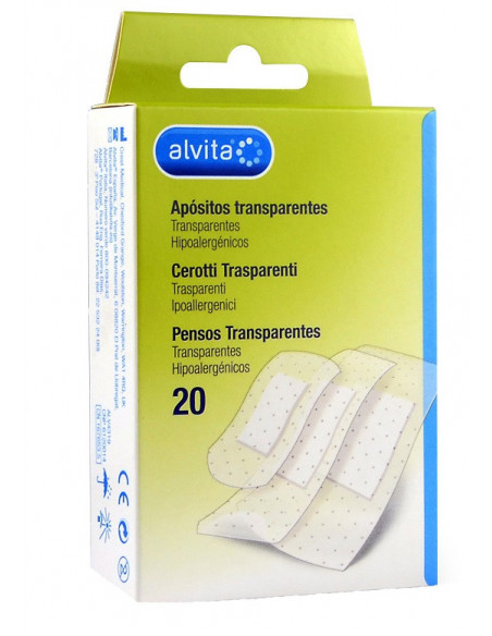 Alvita cerotto trasparente20pz