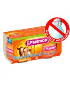 Plasmon omog vtl/pollo 80gx2pz