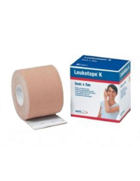 Cer leukotape k 5x500cm carne