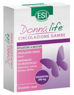 Esi Donna Life circolazione gambe per drenare gambe pesanti e gonfie 30 ovalette