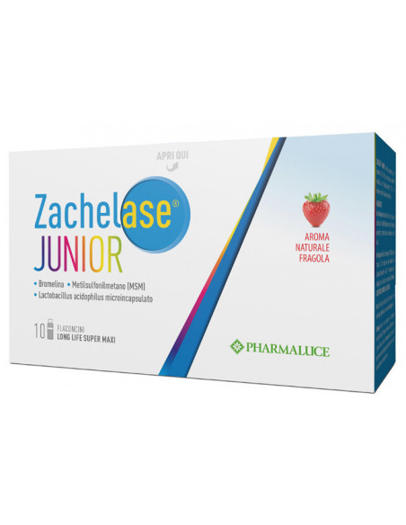 PHARMALUCE ZACHELASE JUNIOR 10FLACONCINI 10ML - Clubfarma