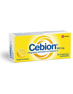 Cebion vitamina C gusto limone 20 compresse masticabili