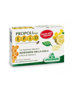 PROPOLI PLUS EPID MIELE LIMONE BENESSERE GOLA 20 COMPRESSE - Clubfarma