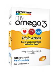 Multicentrum myomega3 funzione cardiaca - cerebrale - visiva 60 mini perle