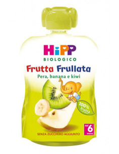 HIPP BIO FRUTTA FRULLATA PERA BANANA KIWI 90G - Clubfarma