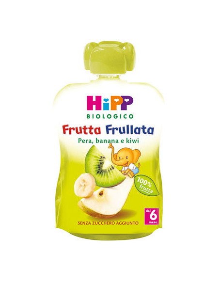 HIPP BIO FRUTTA FRULLATA PERA BANANA KIWI 90G - Clubfarma