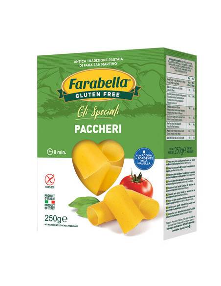 FARABELLA PACCHERI PASTA SENZA GLUTINE 250 G - Clubfarma