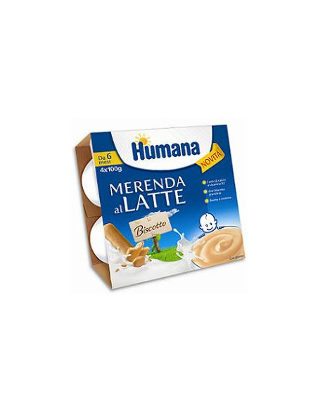 Humana merenda bisc 4x100g