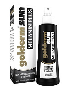 Golderm sun melanin plus spray