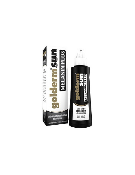 Golderm sun melanin plus spray