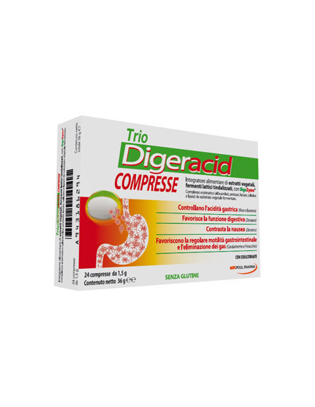 Trio digeracid 24 compresse