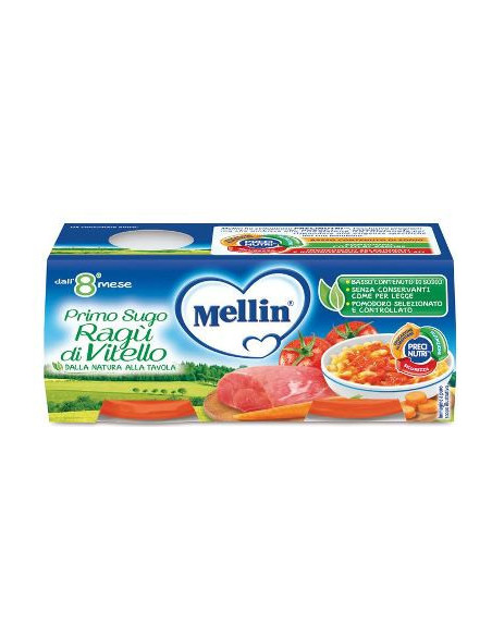 Mellin primo sug ragu/vit2x80g