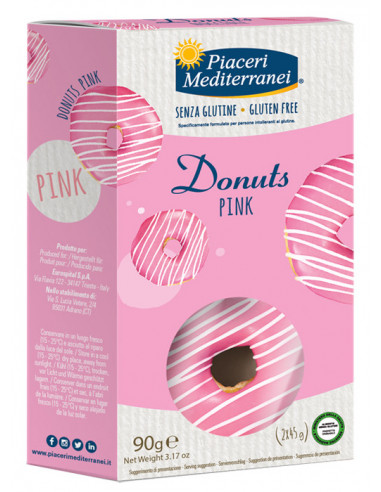 Piaceri medit donuts pink 90g