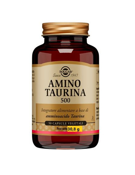 Amino taurina 500 50 capsule veg