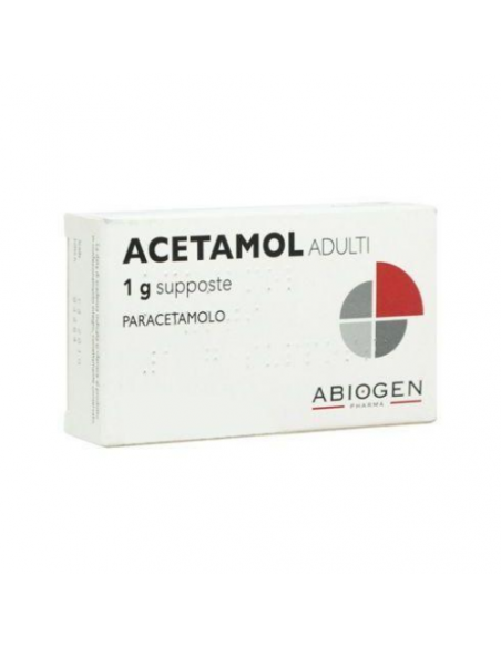 ACETAMOL*AD 10SUPP 1G