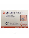 Ago bd microfine g31 6mm 100pz