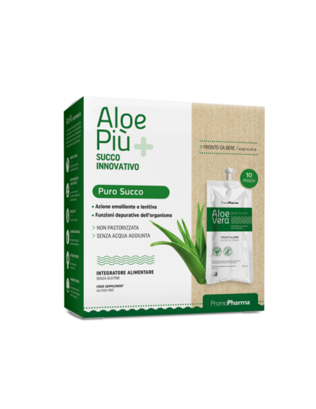 Aloe vera fresh juice succo puro 10 stick