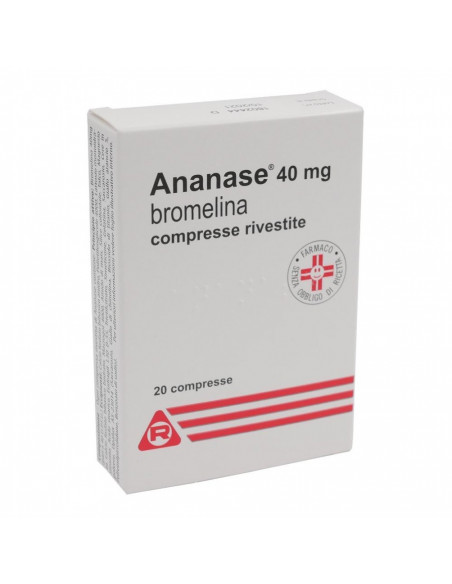 ANANASE*20CPR RIV 40MG