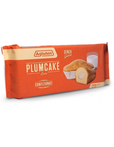 Agluten plumcake latte 4x40g