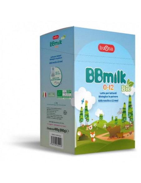 Bbmilk 0-12 bio polvere 2bust