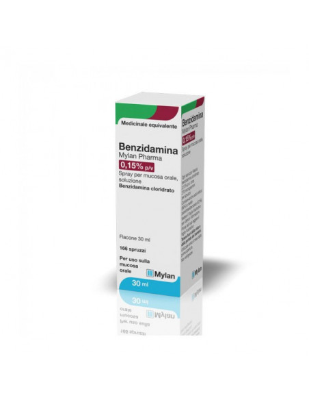 BENZIDAMINA MYL*0,15% 30ML166D