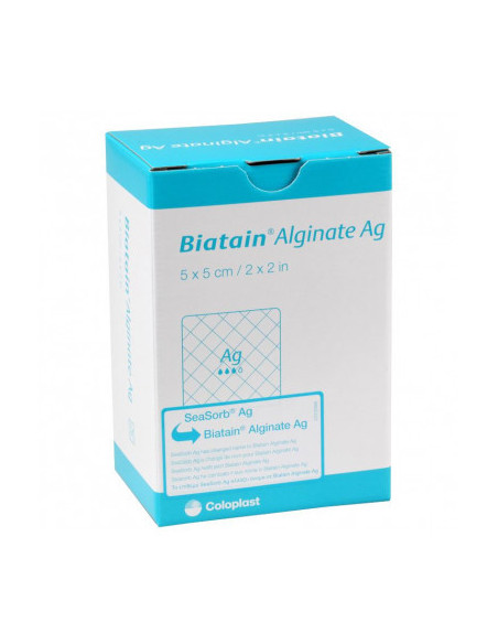 Biatain alginate ag 5x5cm 30pz