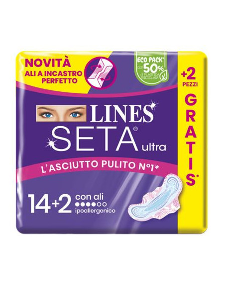 Lines seta ultra ali 14+2pz