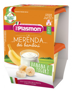 La merenda bb banana/yogurt as