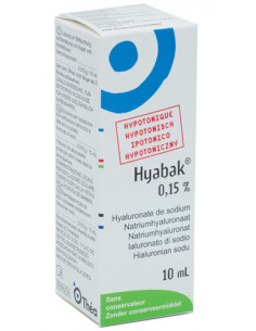 Hyabak 0,15% sol oftalm 10ml