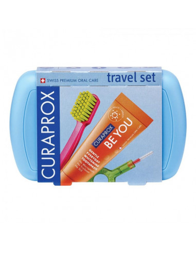 Curaprox travel set blue