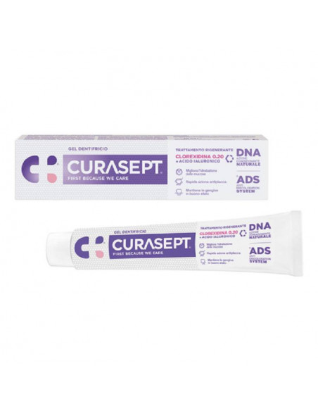 Curasept gel dentif ads dna ri