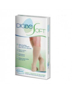 Diabesoft calzino beige l