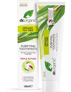 Dr organic tea tree toothpaste